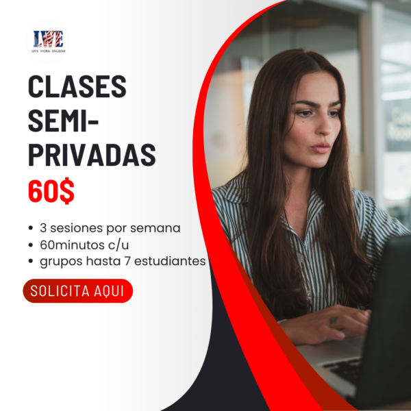 Clases de Inglés Semi-Privadas